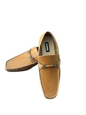 NWB The Madden M-Tuske Tan/Cognac Size 13 Bit Loafer Driving Shoe, Square Toe.